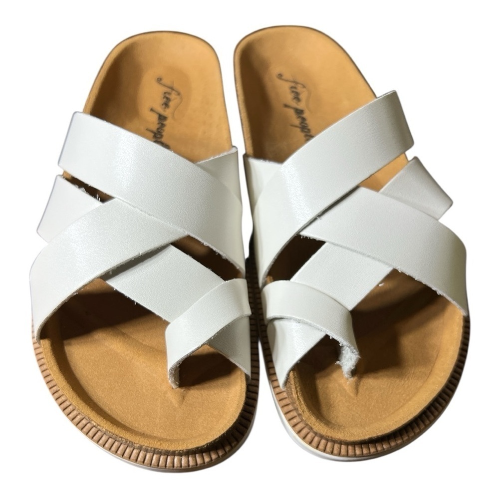Free People Ventura Chic White Strappy Sandals - Picture 3 of 8